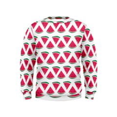 Illustration Watermelon Fruit-food Melon Kids  Sweatshirt by Sapixe