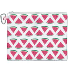 Illustration Watermelon Fruit-food Melon Canvas Cosmetic Bag (xxxl) by Sapixe