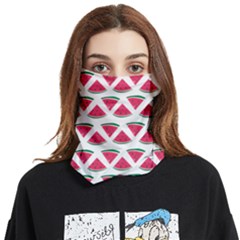 Illustration Watermelon Fruit-food Melon Face Covering Bandana (two Sides) by Sapixe