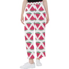 Illustration Watermelon Fruit-food Melon Women s Pants  by Sapixe