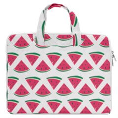 Illustration Watermelon Fruit-food Melon Macbook Pro 13  Double Pocket Laptop Bag by Sapixe