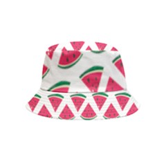 Illustration Watermelon Fruit Food Melon Bucket Hat (kids) by Sapixe