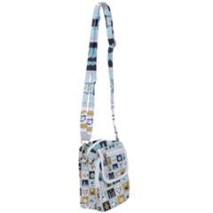 Advent Calendar Shoulder Strap Belt Bag by Sapixe