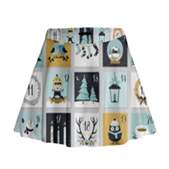 Advent Calendar Mini Flare Skirt by Sapixe