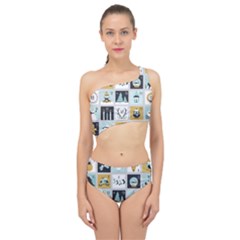 Advent Calendar Spliced Up Two Piece Swimsuit by Sapixe