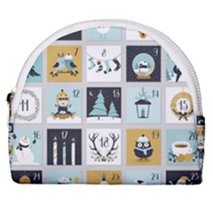 Advent Calendar Horseshoe Style Canvas Pouch by Sapixe