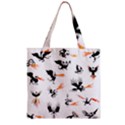 Phoenix Dragon Fire Bird Zipper Grocery Tote Bag View2