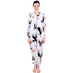 Phoenix Dragon Fire Bird Onepiece Jumpsuit (ladies) by Sapixe