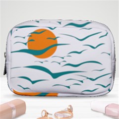 Sunset Glow Sun Bird Make Up Pouch (small) by Sapixe