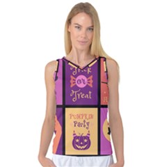 Halloween Cute Cartoon Women s Basketball Tank Top by Sapixe