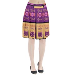 Halloween Cute Cartoon Pleated Skirt by Sapixe