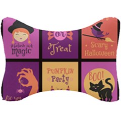 Halloween Cute Cartoon Seat Head Rest Cushion by Sapixe