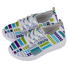 Peacock Pattern Kids  Lightweight Sports Shoes by Sapixe