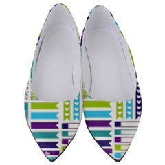 Peacock Pattern Women s Low Heels by Sapixe