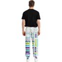 Peacock Pattern Men s Elastic Waist Pants View2