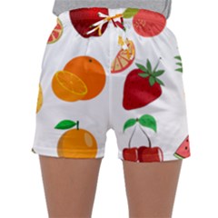 Fruits Cartoon Sleepwear Shorts by Sapixe