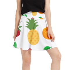 Fruits Cartoon Waistband Skirt by Sapixe