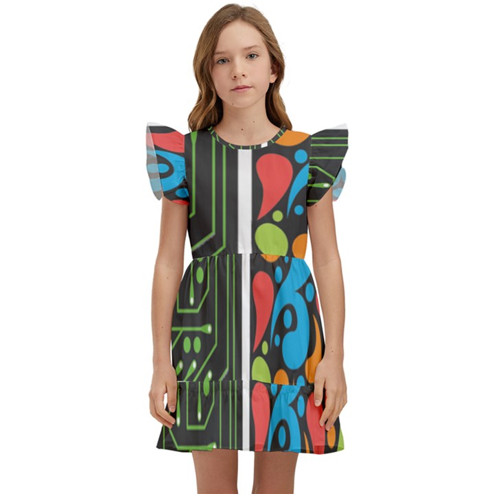 Maintaining Physical Brain Kids  Winged Sleeve Dress