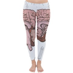 Cerebrum Human Structure Cartoon Human Brain Classic Winter Leggings