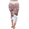 Cerebrum Human Structure Cartoon Human Brain Capri Winter Leggings  View4