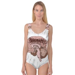 Cerebrum Human Structure Cartoon Human Brain Princess Tank Leotard  by Sapixe