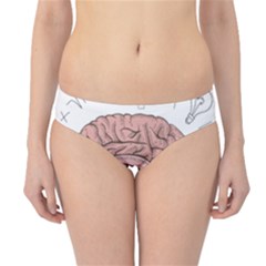 Cerebrum Human Structure Cartoon Human Brain Hipster Bikini Bottoms by Sapixe