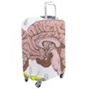 Cerebrum Human Structure Cartoon Human Brain Luggage Cover (Medium) View2