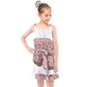 Cerebrum Human Structure Cartoon Human Brain Kids  Overall Dress View1