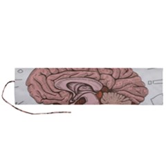 Cerebrum Human Structure Cartoon Human Brain Roll Up Canvas Pencil Holder (l) by Sapixe