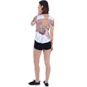 Cerebrum Human Structure Cartoon Human Brain Back Circle Cutout Sports Tee View2