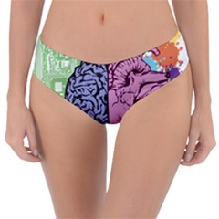 Brain Heart Balance Reversible Classic Bikini Bottoms by Sapixe