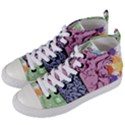 Brain Heart Balance Women s Mid-Top Canvas Sneakers View2