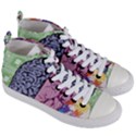 Brain Heart Balance Women s Mid-Top Canvas Sneakers View3