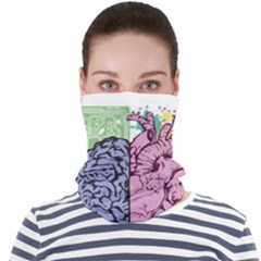 Brain Heart Balance Face Seamless Bandana (adult) by Sapixe