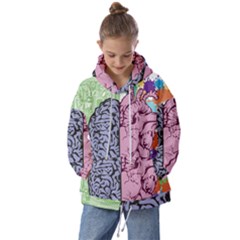 Brain Heart Balance Kids  Oversized Hoodie by Sapixe