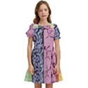 Brain Heart Balance Kids  Puff Sleeved Dress View1