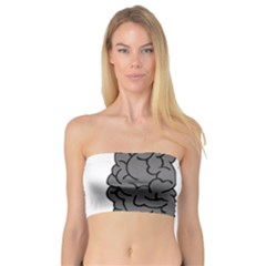 Brain Mind Psychology Idea Hearts Bandeau Top by Sapixe