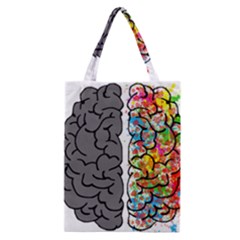 Brain Mind Psychology Idea Hearts Classic Tote Bag by Sapixe