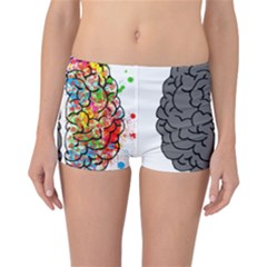 Brain Mind Psychology Idea Hearts Reversible Boyleg Bikini Bottoms by Sapixe