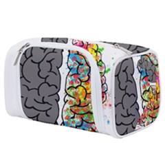 Brain Mind Psychology Idea Hearts Toiletries Pouch by Sapixe