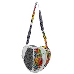 Brain Mind Psychology Idea Hearts Heart Shoulder Bag by Sapixe