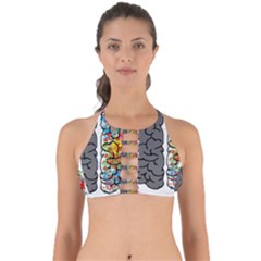 Brain Mind Psychology Idea Hearts Perfectly Cut Out Bikini Top by Sapixe