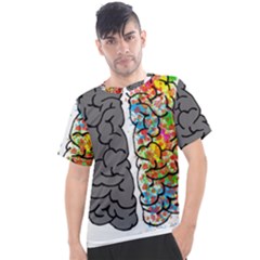 Brain Mind Psychology Idea Hearts Men s Sport Top by Sapixe