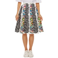 Brain Mind Psychology Idea Hearts Classic Short Skirt by Sapixe