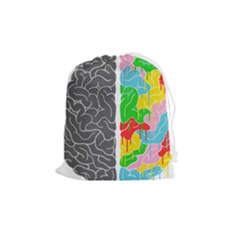 Clip Art Brain Halves Drawstring Pouch (medium) by Sapixe