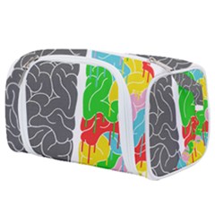 Clip Art Brain Halves Toiletries Pouch by Sapixe