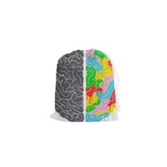 Clip Art Brain Halves Drawstring Pouch (xs) by Sapixe