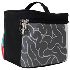 Clip Art Brain Halves Make Up Travel Bag (big) by Sapixe