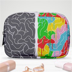 Clip Art Brain Halves Make Up Pouch (small) by Sapixe