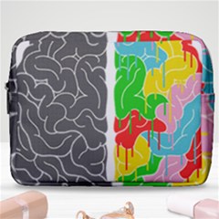 Clip Art Brain Halves Make Up Pouch (large) by Sapixe